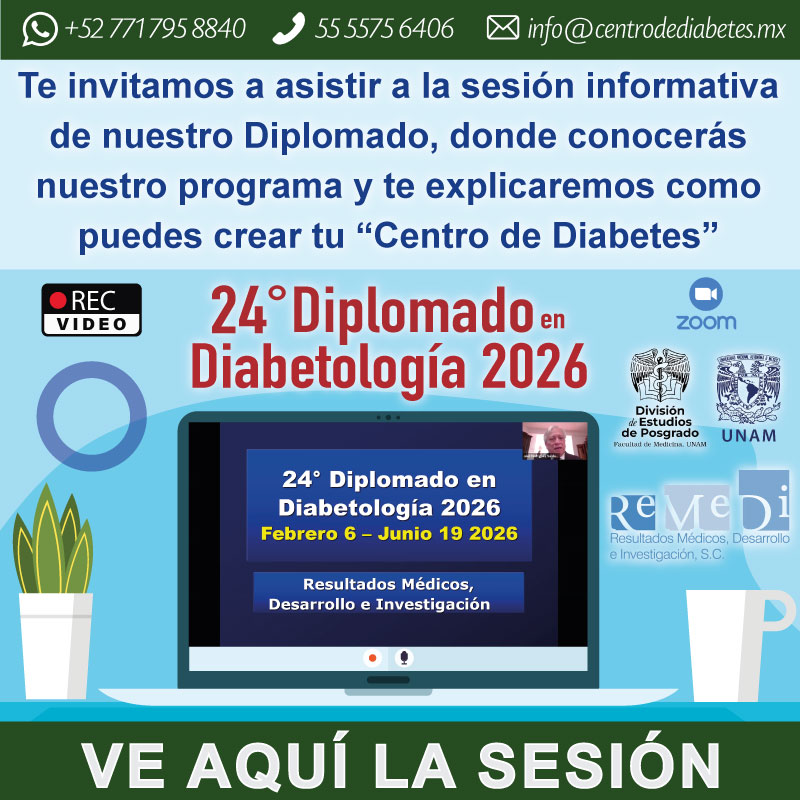 Sesión informativa del 23° Diplomado en Diabetología 2025
